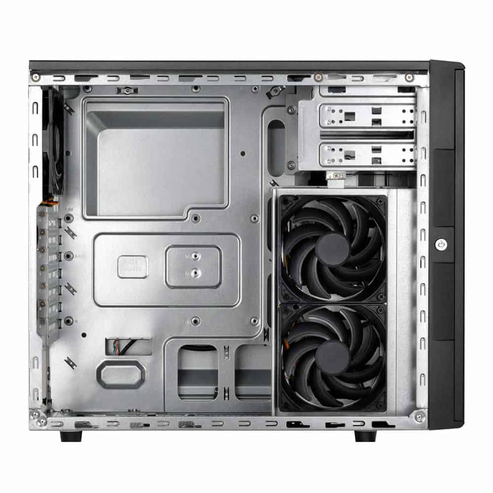 (image for) SilverStone CS380 V2 Mid Tower Case with 8x 2.5"/3.5" Hot-Swap SSD/HDD Bays - ATX Black